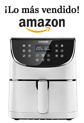 Lo más vendido en Amazon: Freidora sin aceite marca Cosori.