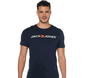 Amazon sección moda: Camiseta para hombre marca Jack & Jones.