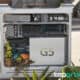 Vista de un pc con una fuente de alimentación Corsair