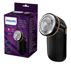 Amazon sección hogar: Quitapelusas Philips color negro.