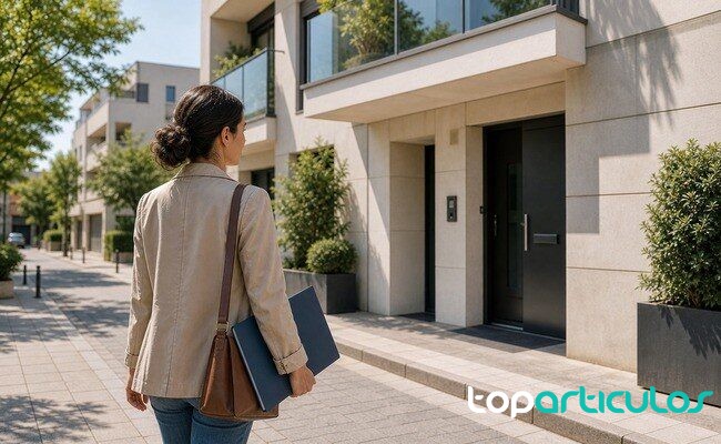 Edificio residencial en España relacionado con el mercado hipotecario
