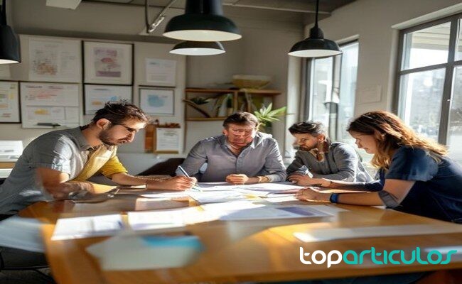 procesos documentados en pymes sobre una mesa de trabajo