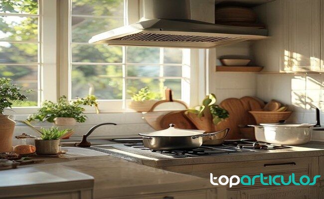 extractor de cocina para reducir calor y humedad