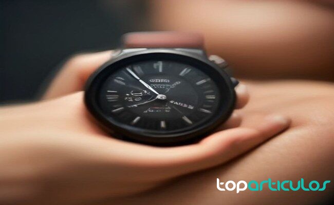 reloj deportivo midiendo pulsaciones