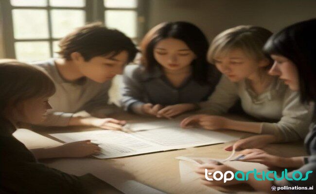 personas resolviendo pistas de un escape room casero